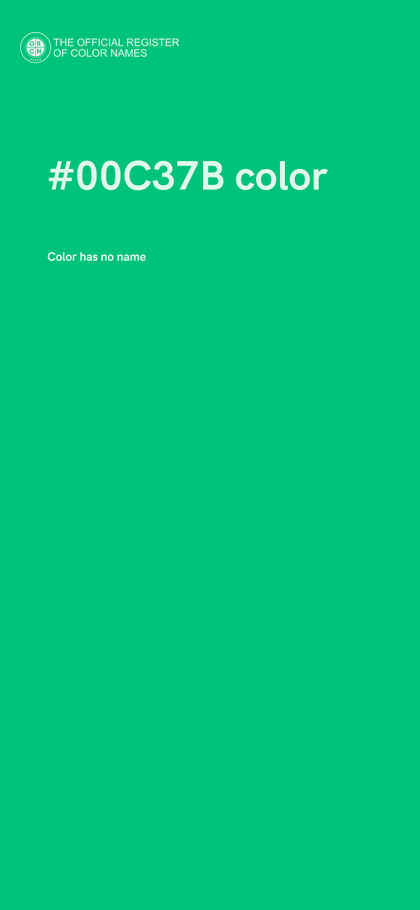 #00C37B color image