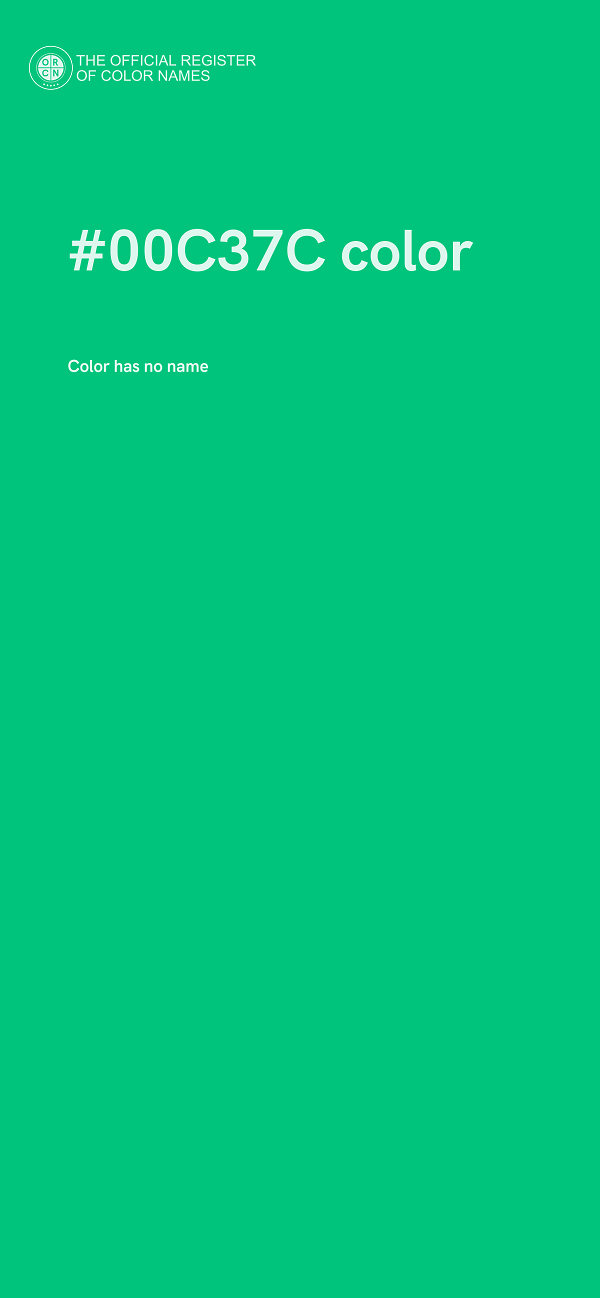 #00C37C color image