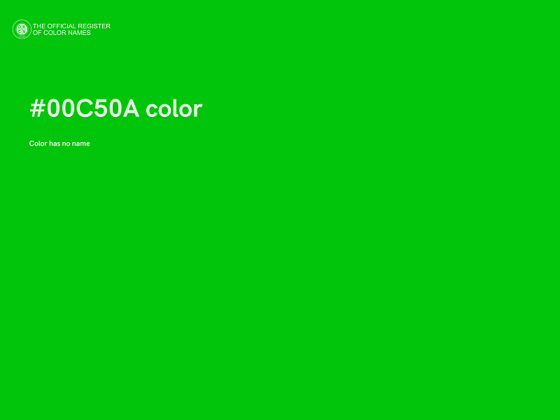 #00C50A color image