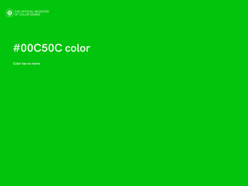 #00C50C color image