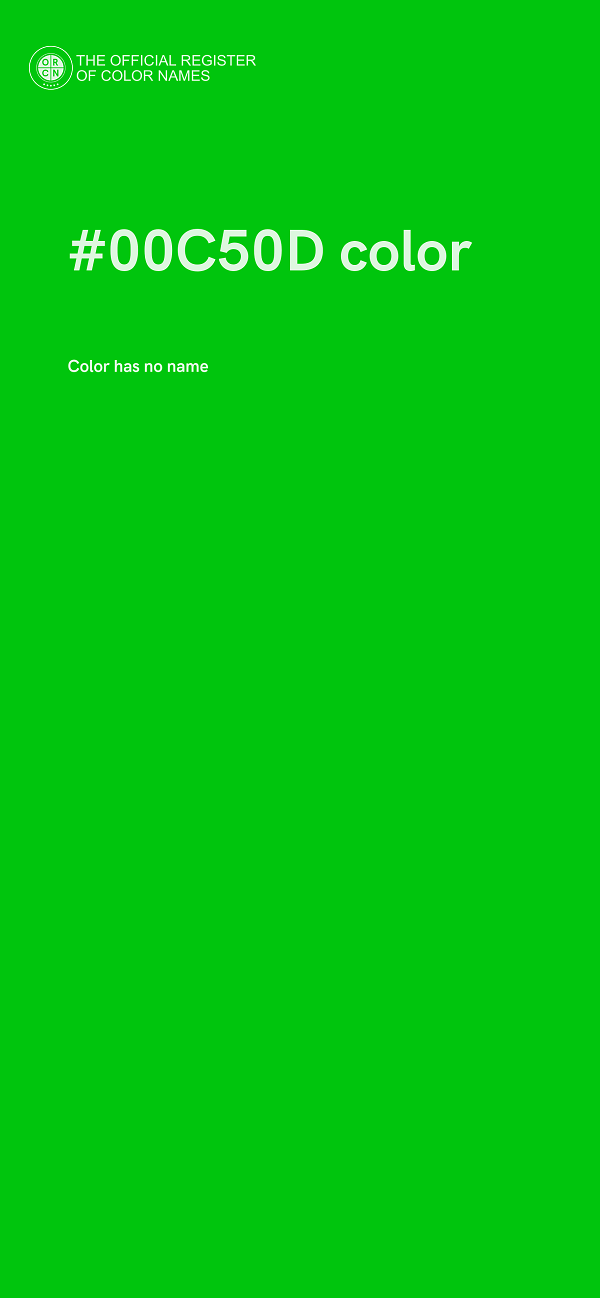 #00C50D color image