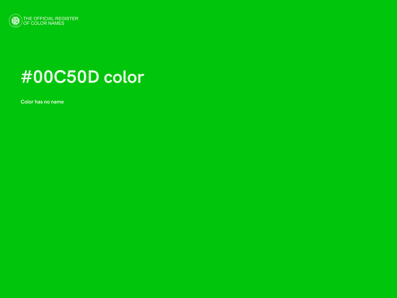 #00C50D color image