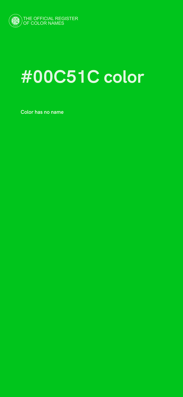 #00C51C color image