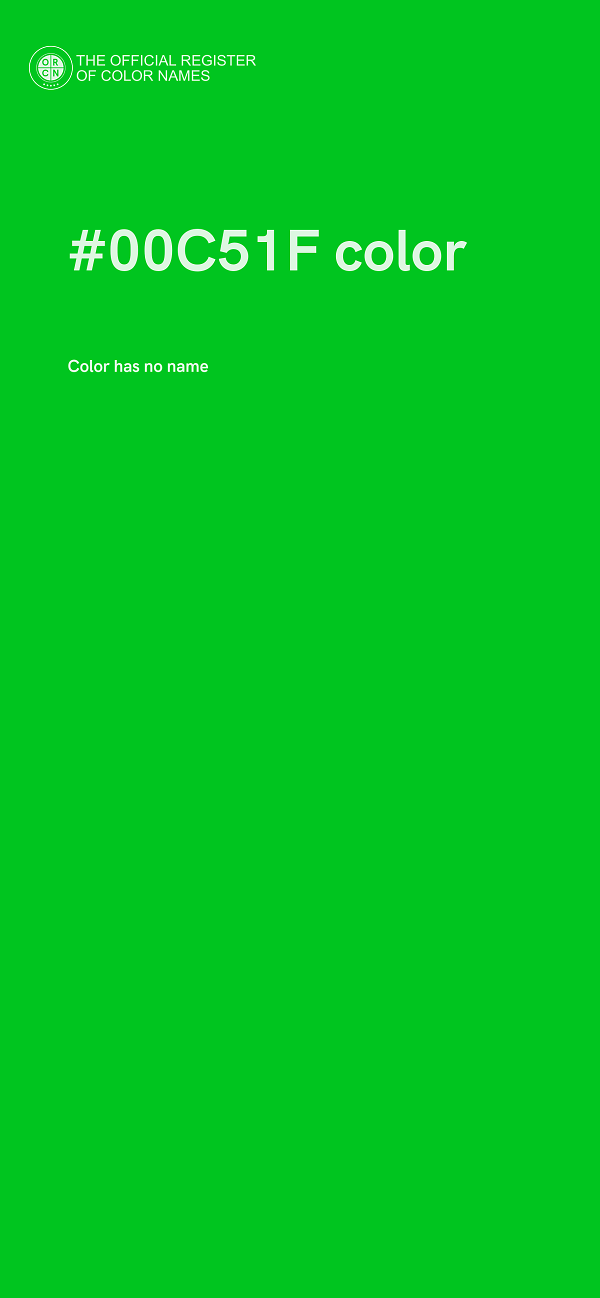 #00C51F color image