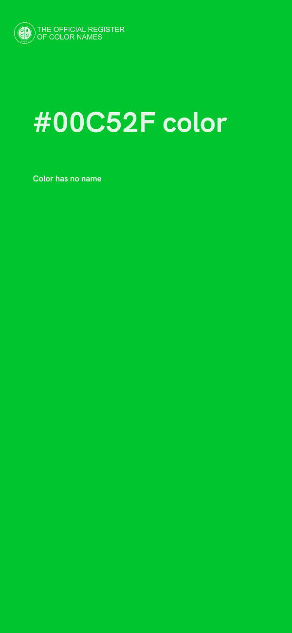 #00C52F color image