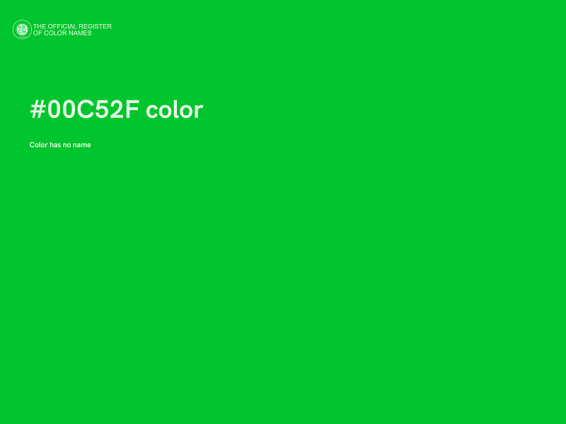 #00C52F color image