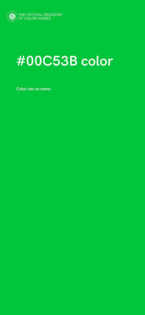 #00C53B color image