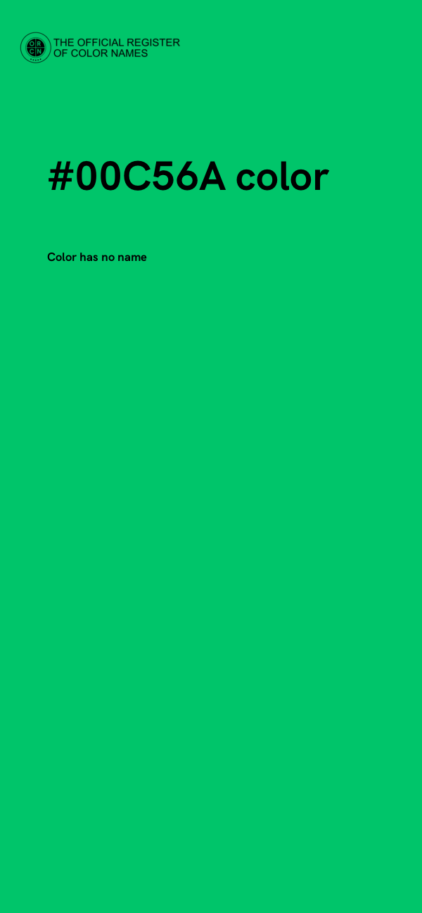 #00C56A color image