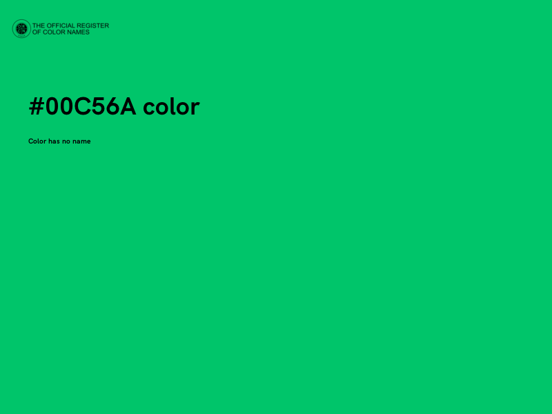 #00C56A color image