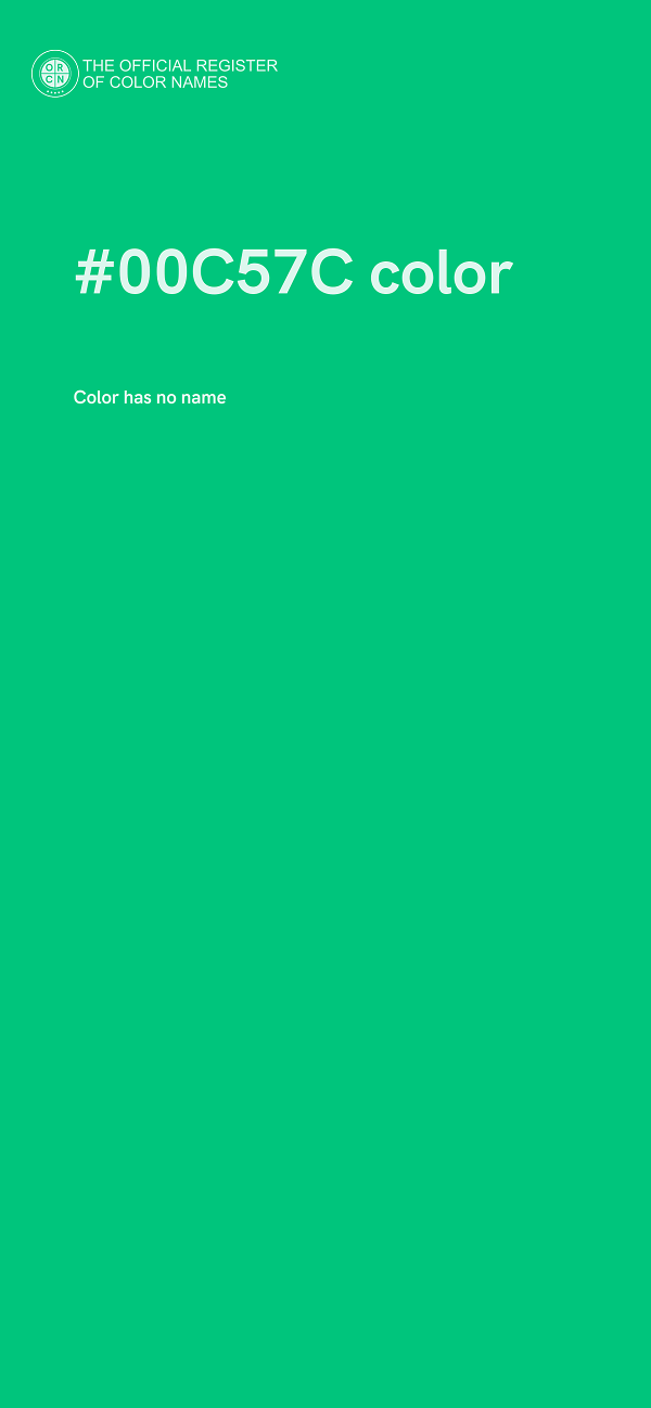 #00C57C color image