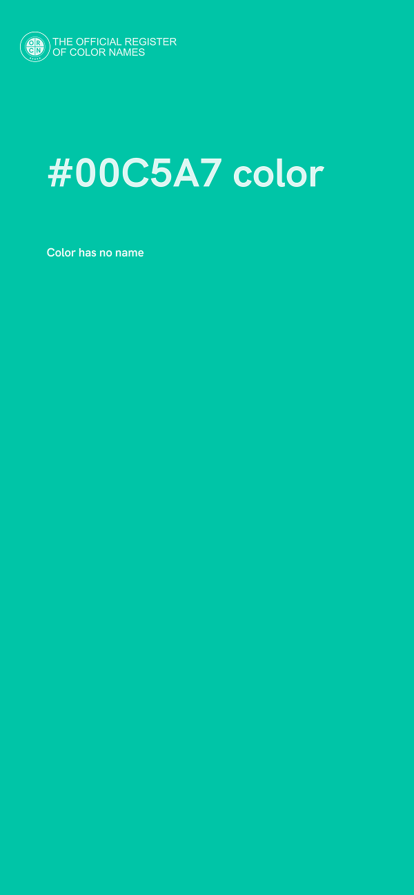#00C5A7 color image
