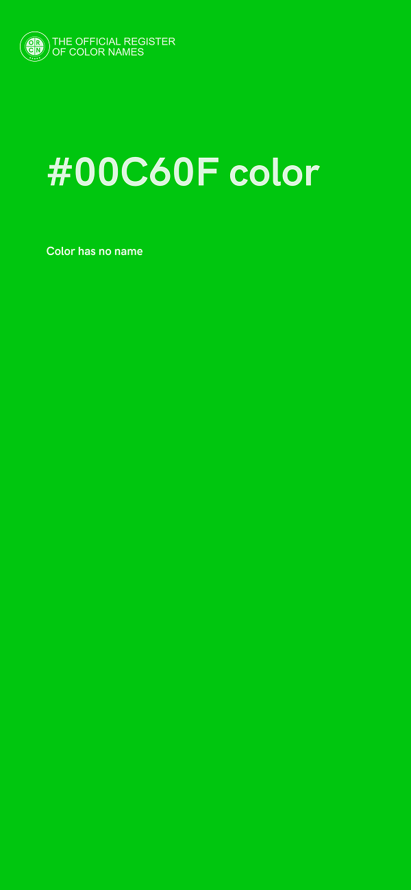 #00C60F color image