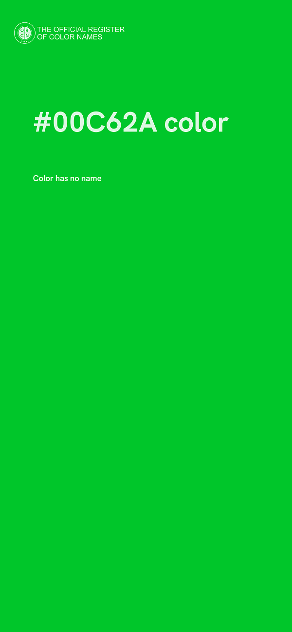 #00C62A color image