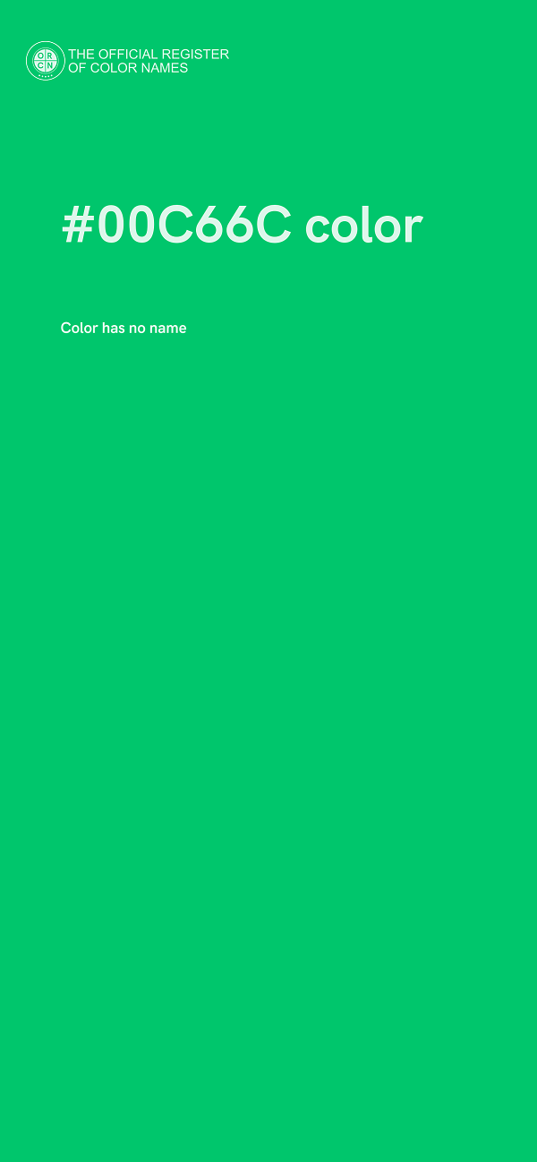 #00C66C color image