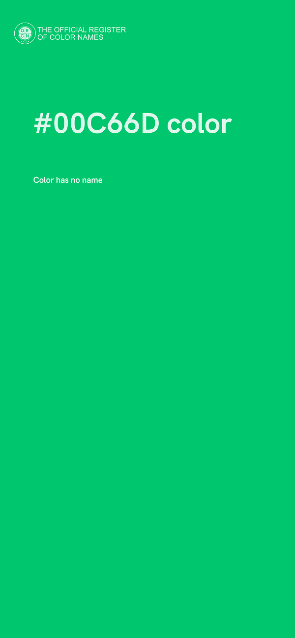 #00C66D color image