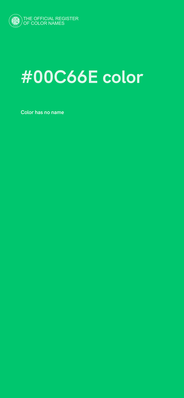 #00C66E color image