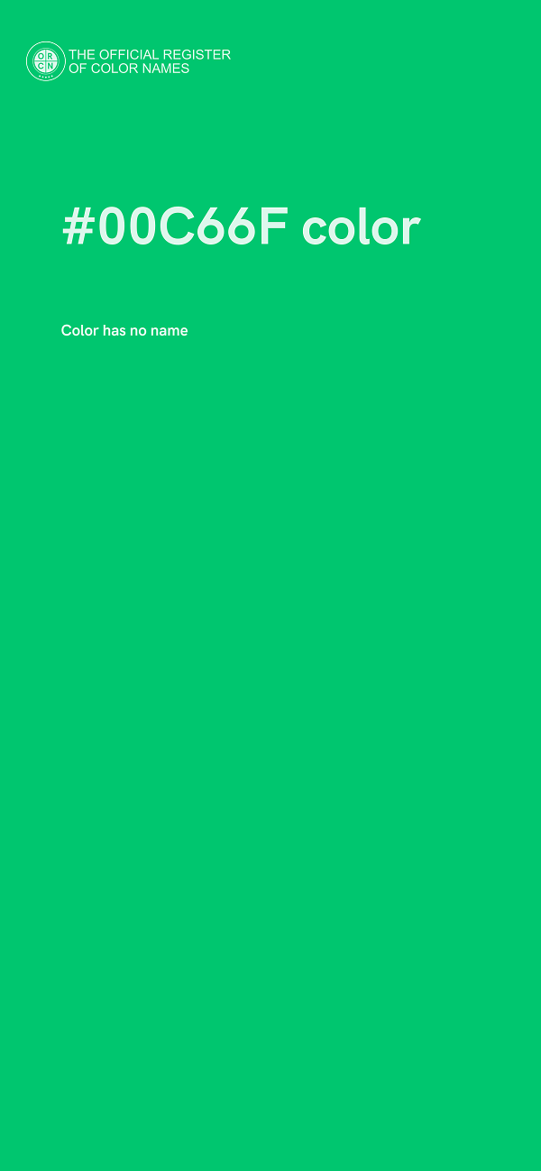 #00C66F color image