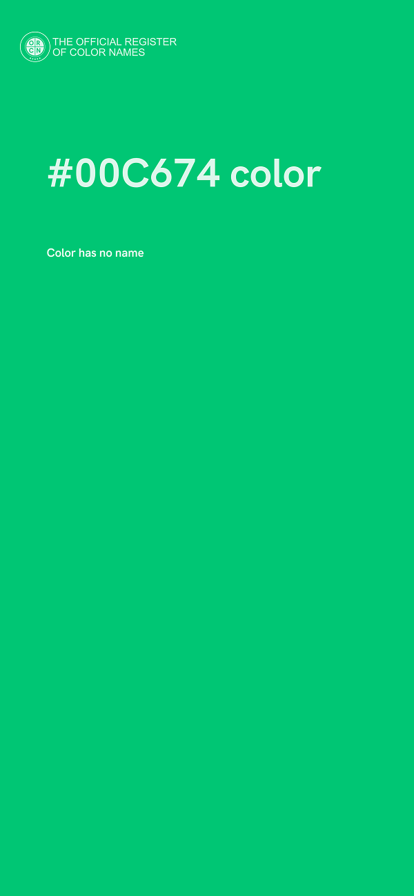 #00C674 color image