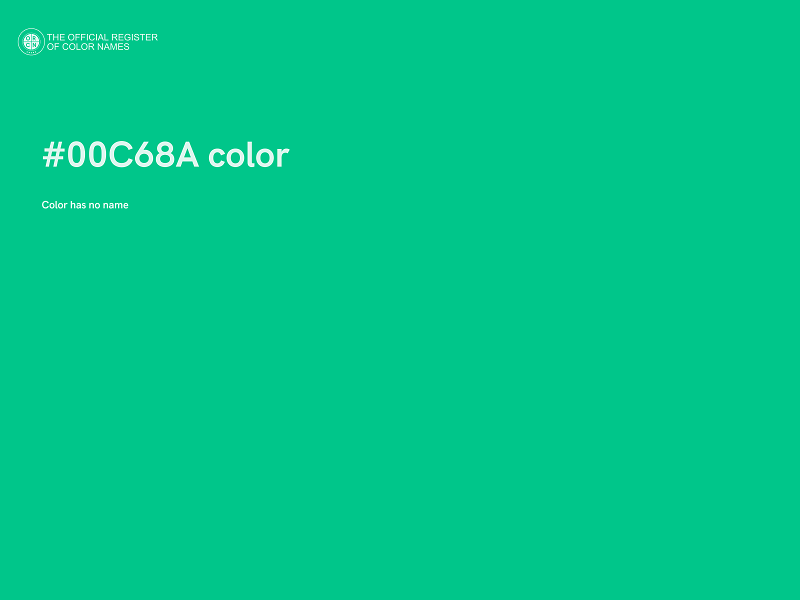 #00C68A color image