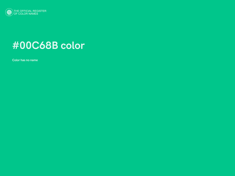 #00C68B color image