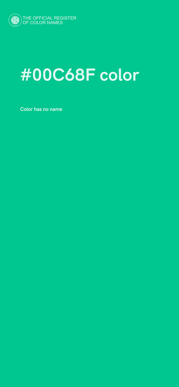 #00C68F color image
