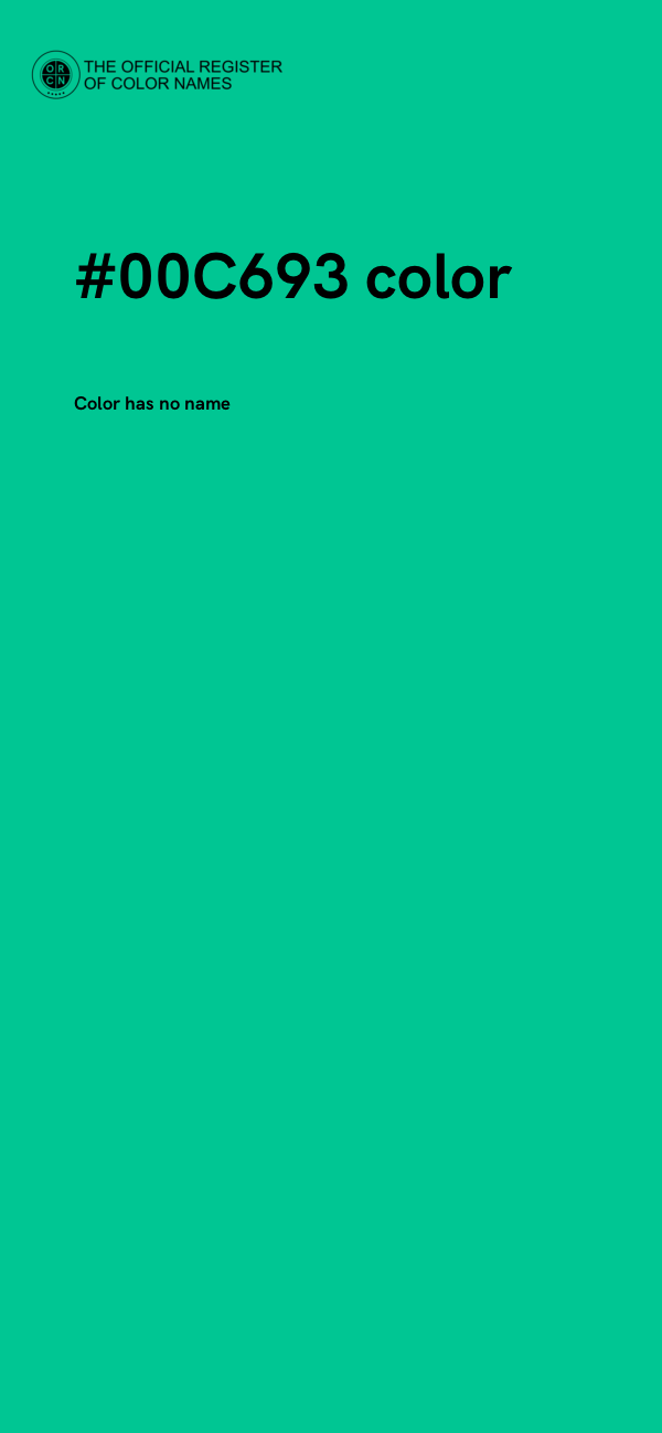 #00C693 color image