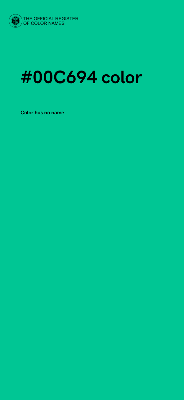 #00C694 color image