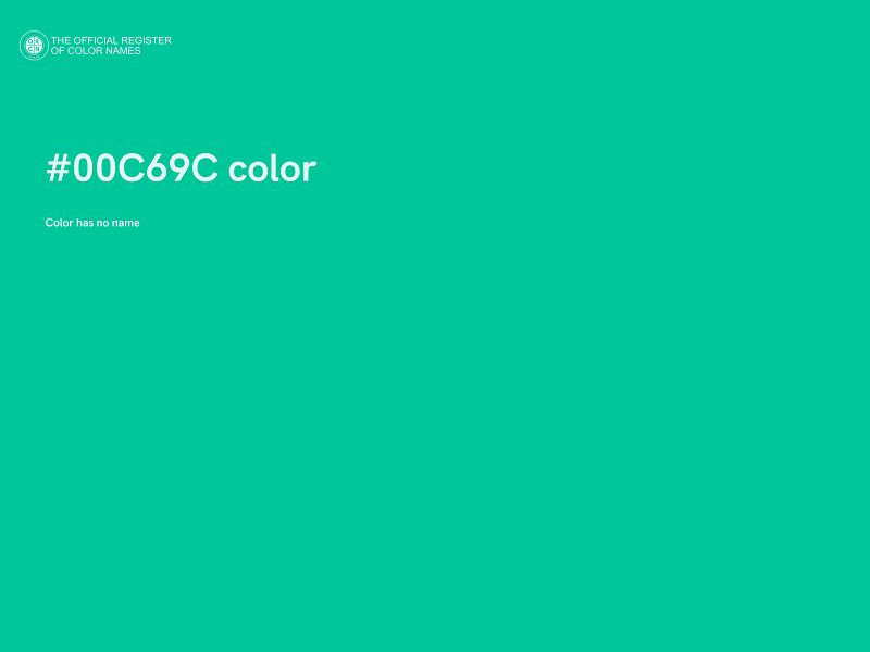#00C69C color image