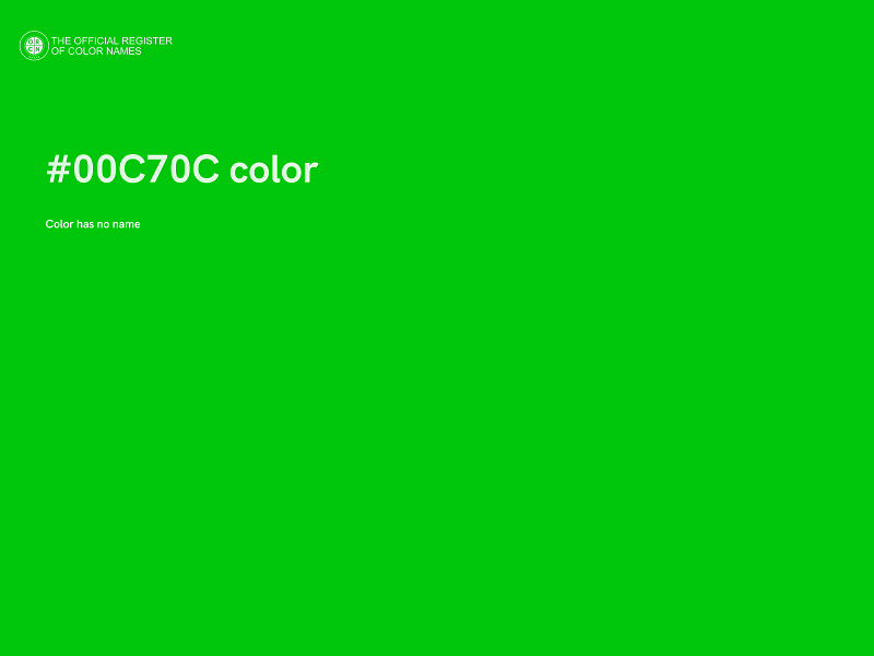 #00C70C color image