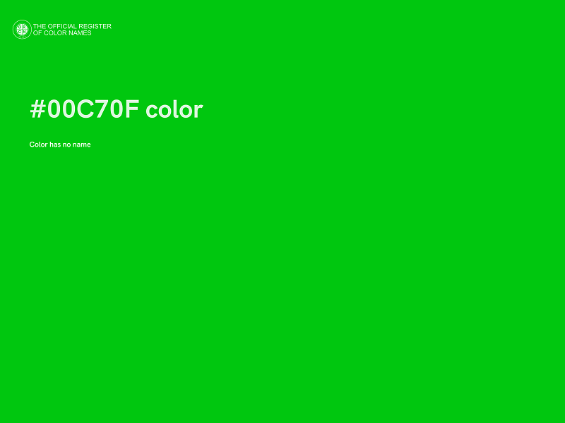 #00C70F color image