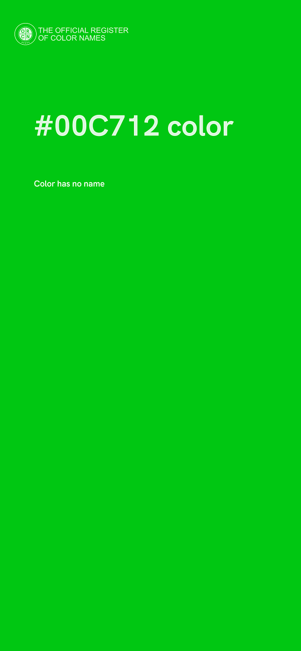#00C712 color image