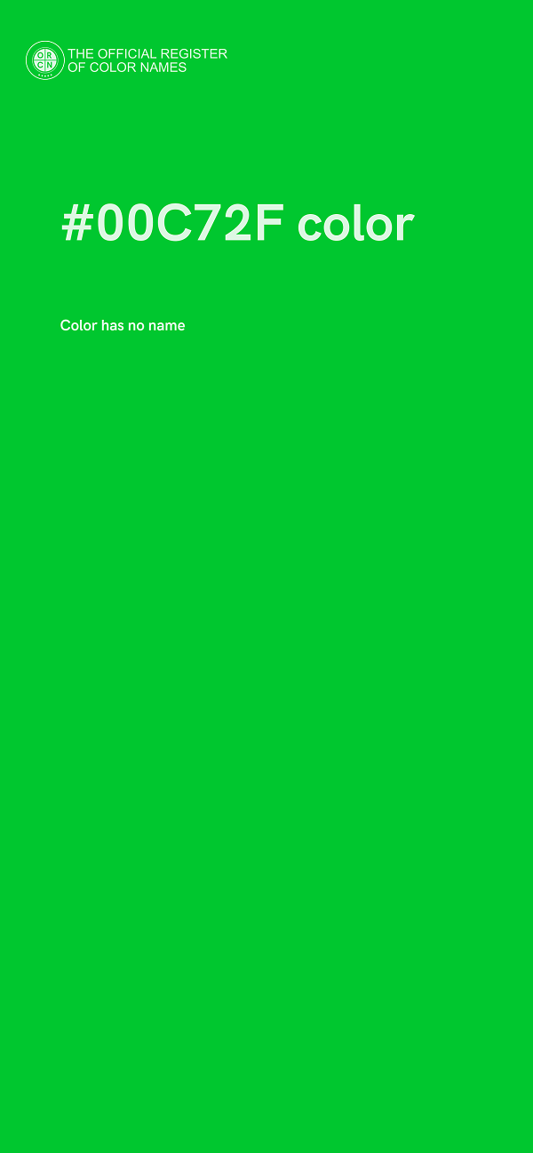 #00C72F color image