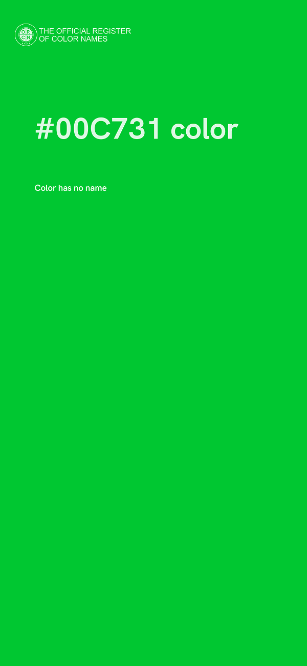 #00C731 color image