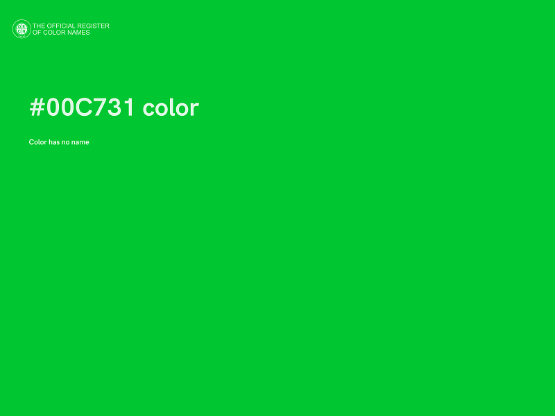 #00C731 color image