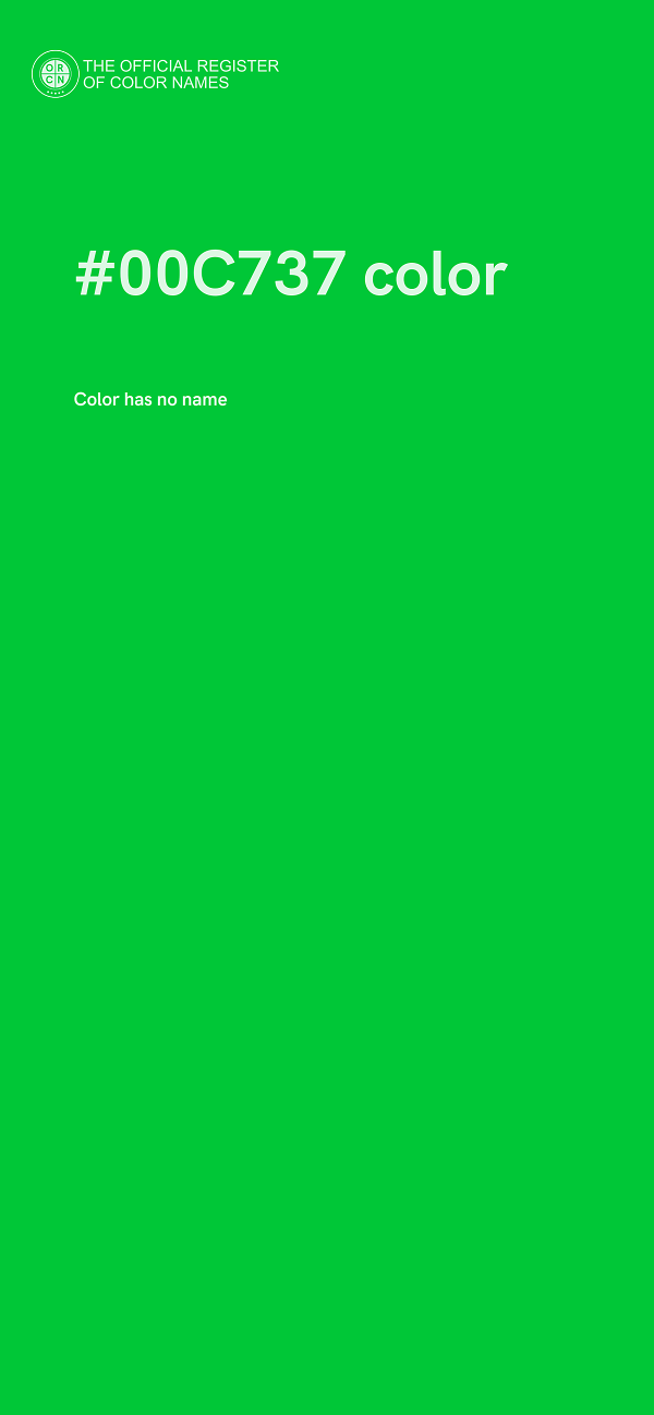#00C737 color image