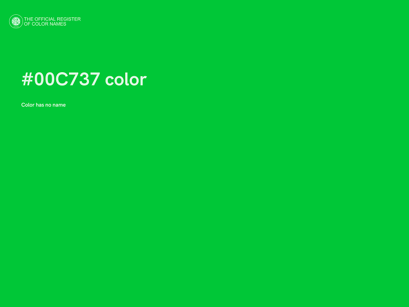 #00C737 color image