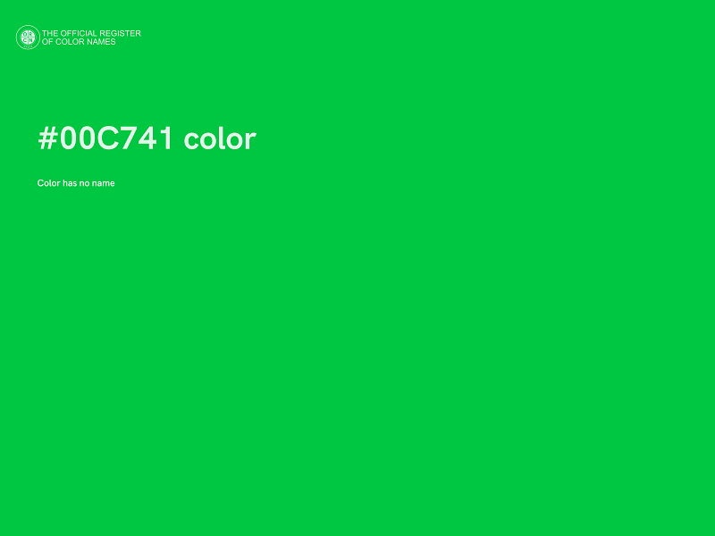 #00C741 color image