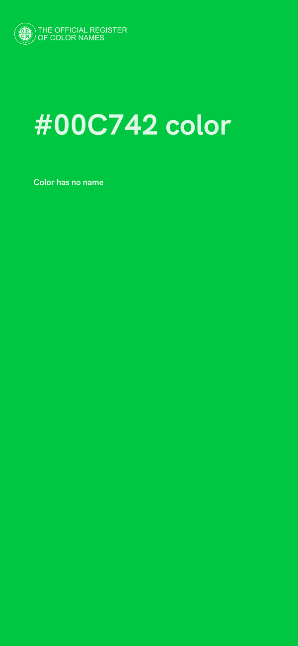 #00C742 color image