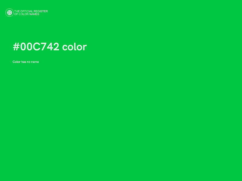#00C742 color image