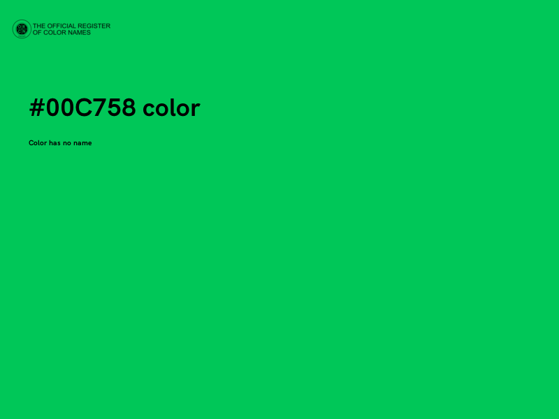 #00C758 color image