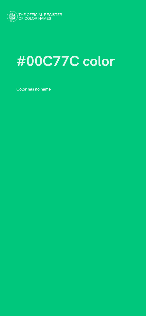 #00C77C color image
