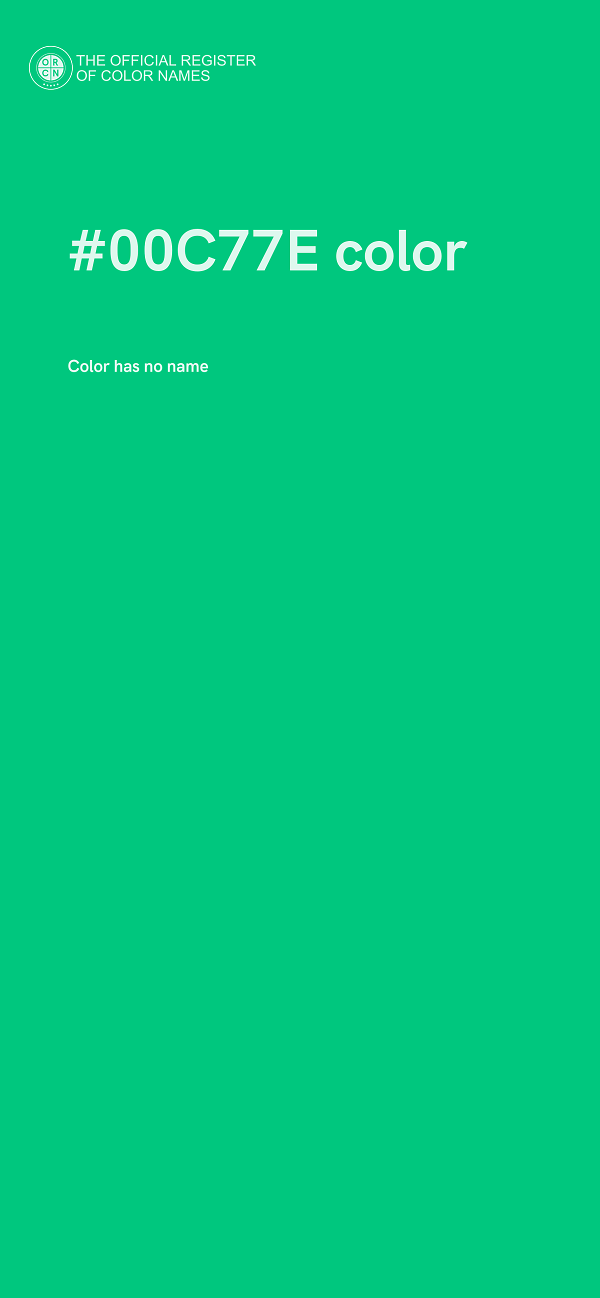 #00C77E color image