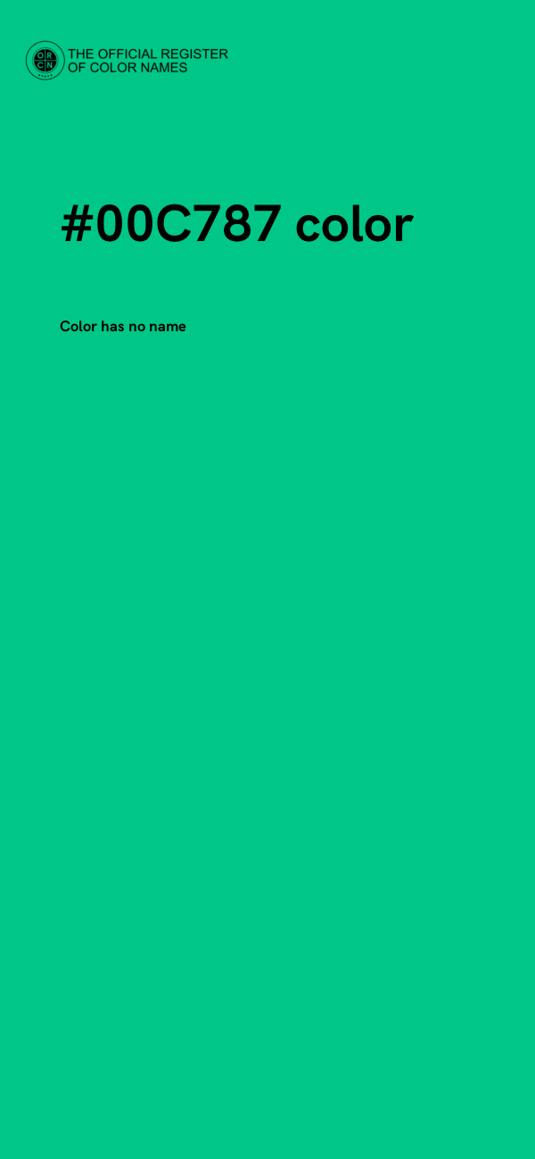 #00C787 color image