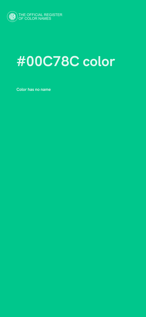 #00C78C color image