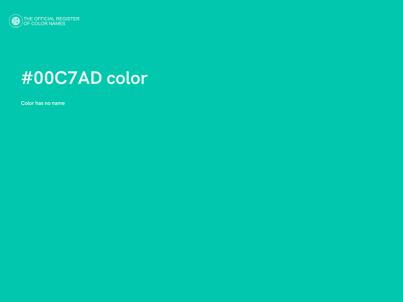 #00C7AD color image