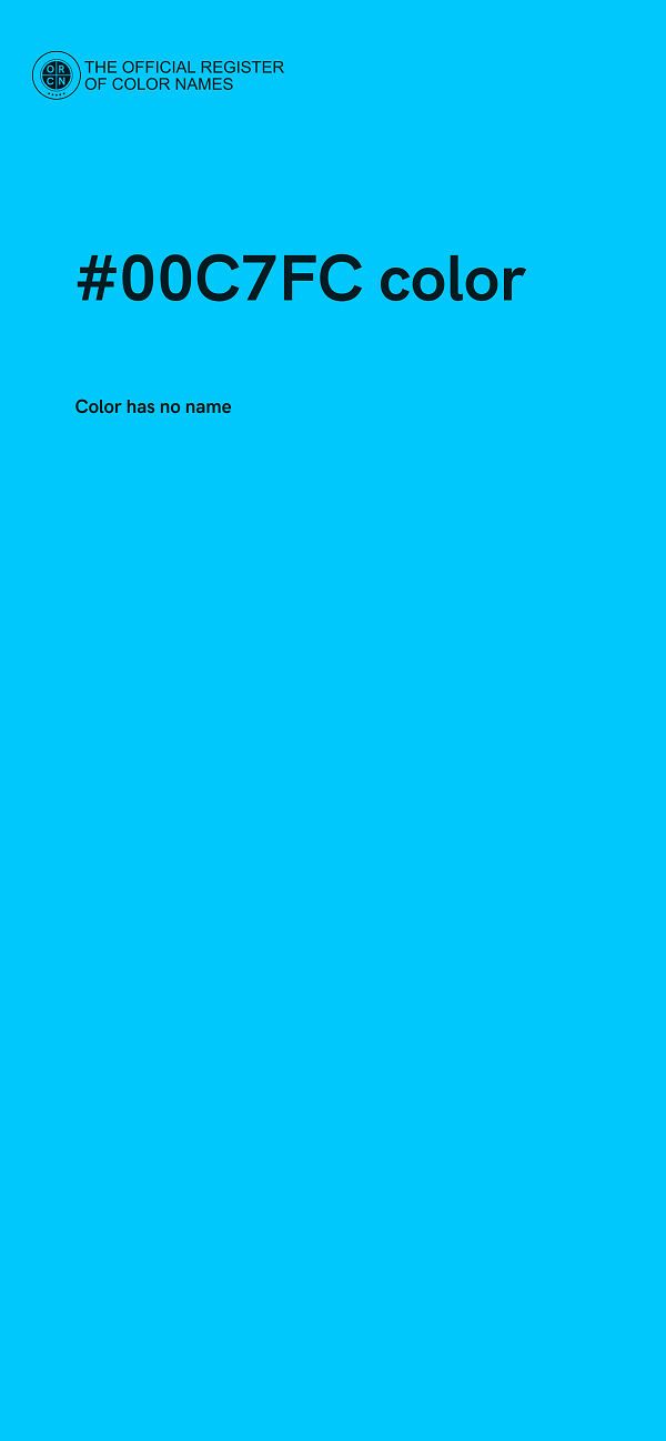 #00C7FC color image