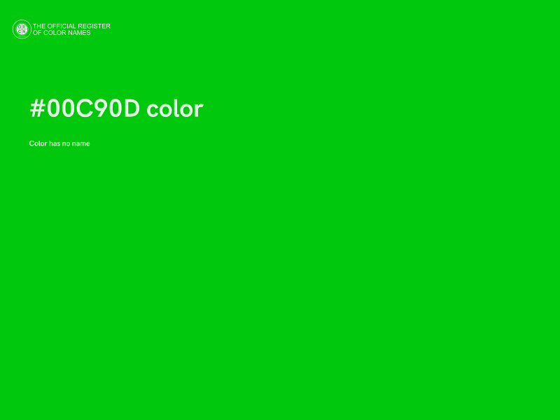 #00C90D color image