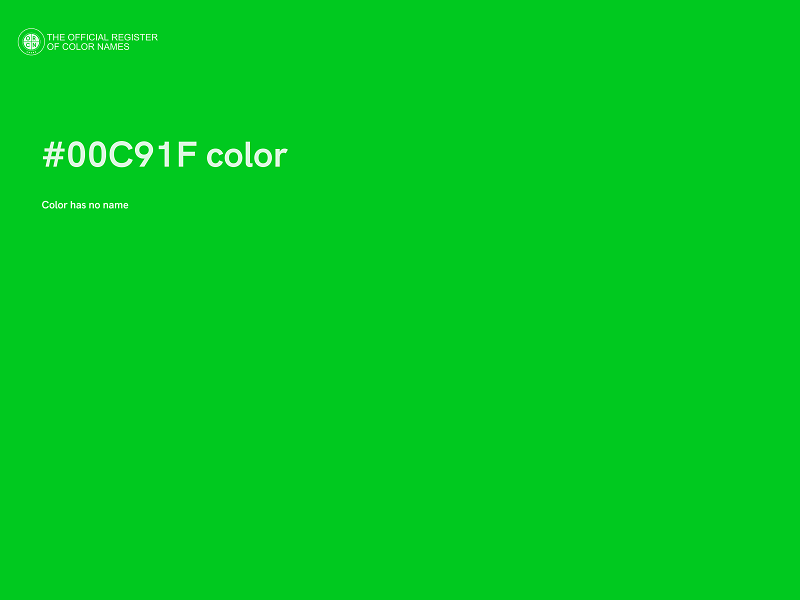 #00C91F color image