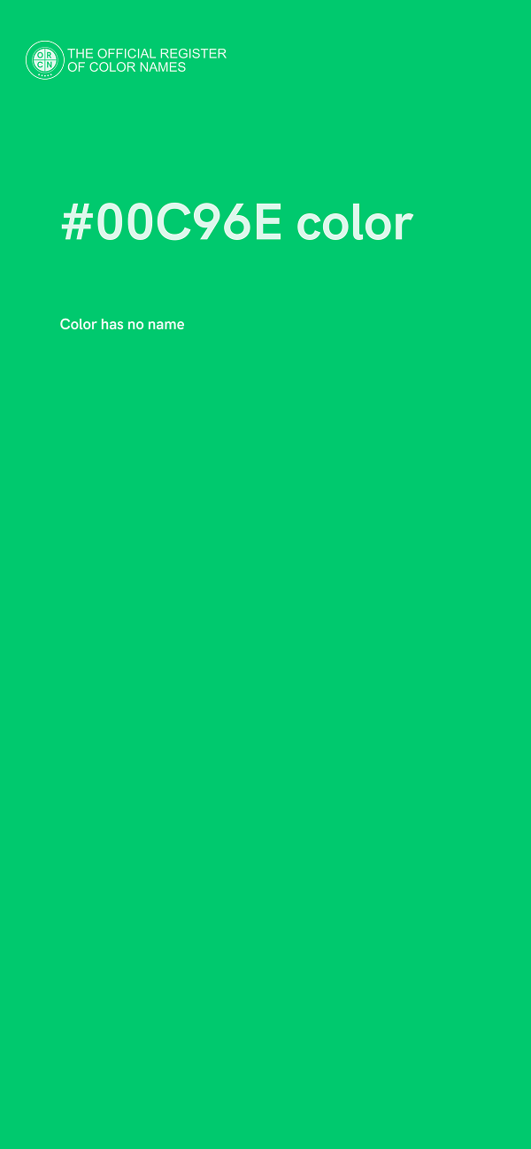 #00C96E color image