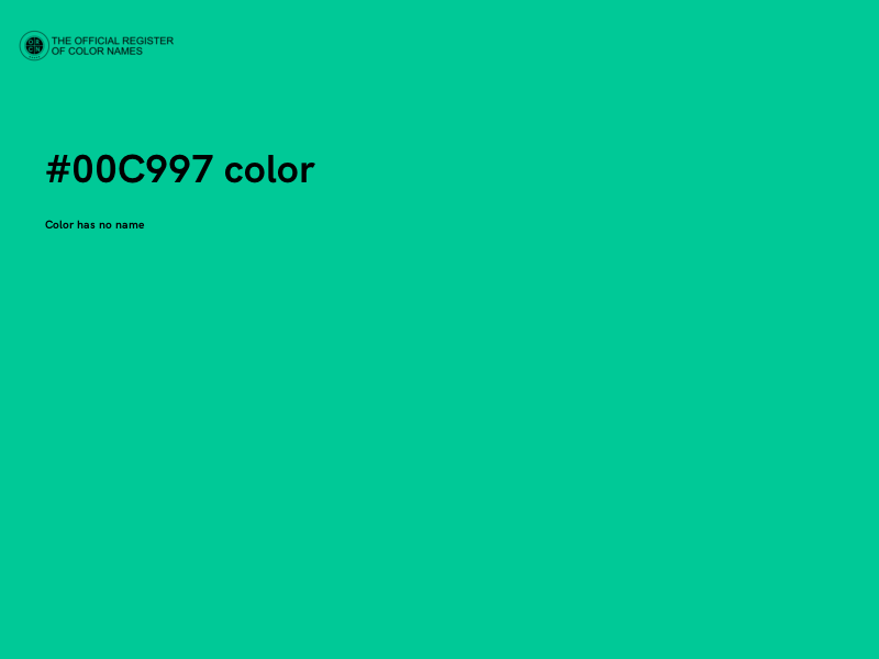 #00C997 color image